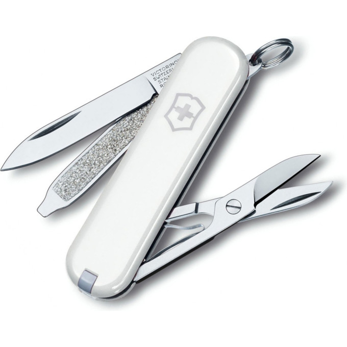 Нож-брелок Victorinox Classic SD 0.6223.7, белый